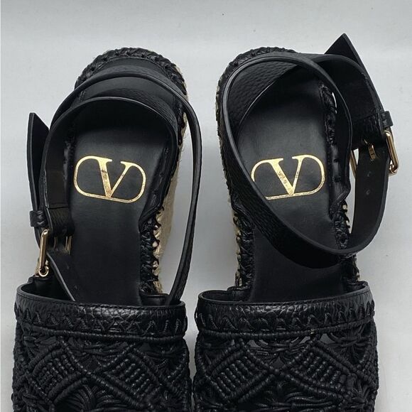 Valentino Garavani Marrakech Wedge Espadrille size 36 - Picture 8 of 11